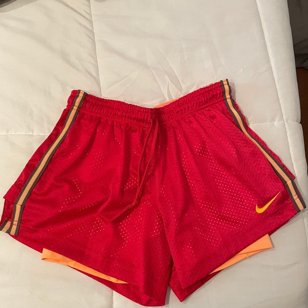 Nike Pink and Orange Shorts